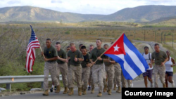 Marines en la Base Naval de Guantánamo.