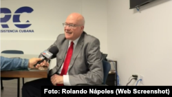El líder de la Asamblea de la Resistencia Cubana (ACR), Orlando Gutiérrez-Boronat