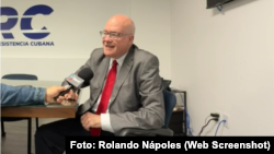 El líder de la Asamblea de la Resistencia Cubana (ACR), Orlando Gutiérrez-Boronat