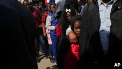 Migrantes haitianos que intentan llegar a EEUU. (Foto AP/Marco Ugarte)