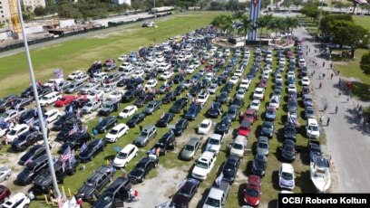 Miami escenario de un duelo de caravanas por Trump y Biden