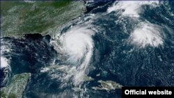Imagen del satélite del huracán Dorian, este martes, 3 de septiembre. (NHC)