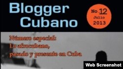 Portada de la revista Blogger cubano