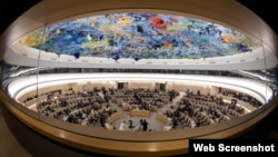 El Consejo de Derechos Humanos de las Naciones Unidas. Fabrice Coffrini/AFP/Getty Images)