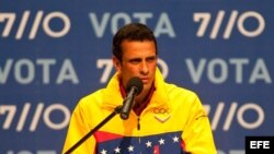 Foto de archivo del líder opositor venezolano, Henrique Capriles.