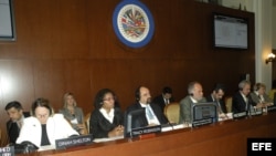 La Comisión Interamericana de Derechos Humanos (CIDH) celebra una sesión en Washington (EEUU). 