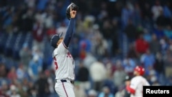 Raisel Iglesias, cerrador de los Bravos de Atlanta, mantiene su efectividad en 0.00 en la campaña del 2026.