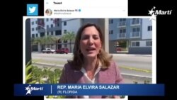 Info Martí | La congresista María Elvira Salazar expresó su apoyo al líder del Movimiento San Isidro
