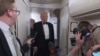 El presidente Donald Trump a bordo del Air Force One, el 31 de enero de 2025. 