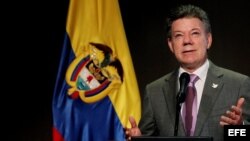 El presidente de Colombia, Juan Manuel Santos.