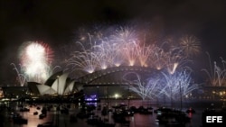 Fuegos artificiales y mucha ilusión embarga la llegada del 2014.