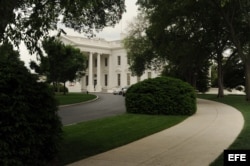 Vista general del costado norte de la Casa Blanca. Foto de archivo.