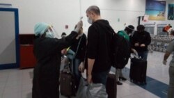 Turistas rusos llegan al Aeropuerto de Jardines del Rey, en Morón, Ciego de Ávila. (Facebook)