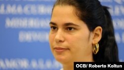 Sisi Abascal, joven cubana opositora al regimen cubano.