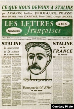 Retrato de Stalin hecho por Picasso a pedido de Aragon.