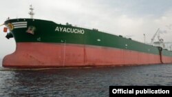 Ayacucho, buque-tanque de PDVSA. (Archivo)
