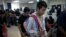 En la sede de migración de Ciudad de Guatemala (Guatemala) después de ser deportado desde Texas (Estados Unidos).
