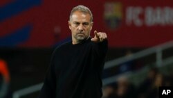 El entrenador del FC Barcelona Hansi Flick