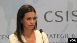 María Corina en el Centro de Estudios Estratégicos e Internacionales (CSIS) en Washington