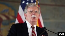 Bolton anuncia más sanciones contra Cuba, Nicaragua y Venezuela