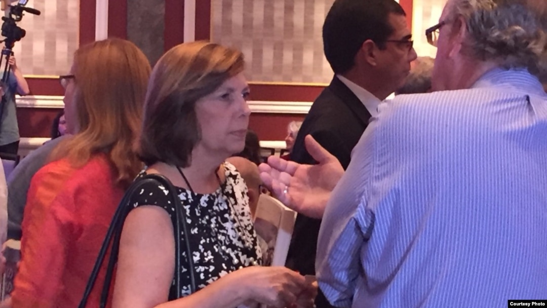 Josefina Vidal en la conferencia de LASA 2016.