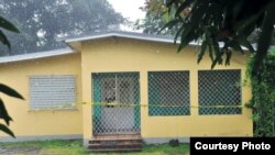 Casa de vivienda donde residían las dos enfermeras cubanas que fueron víctimas de un asalto sexual.