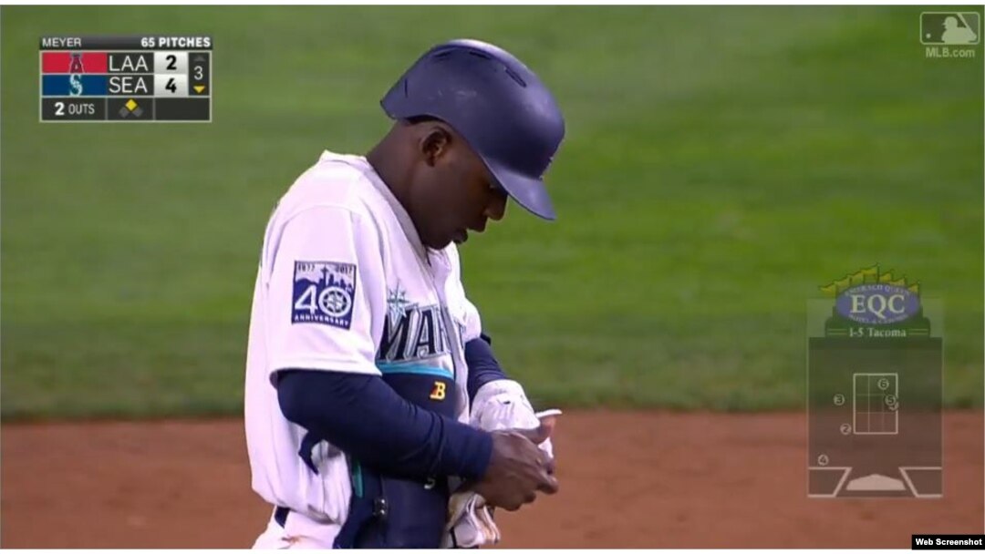 Guillermo Heredia conectó tres imparables.