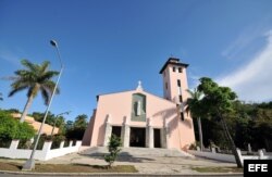 La iglesia de Santa Rita, ubicada en el residencial barrio de Miramar, en La Habana.