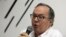 El embajador de Brasil en Cuba, Cesário Melantonio Neto, habla durante una rueda de prensa el jueves en la Feria Internacional de La Habana.
