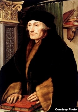 Erasmo de Rotterdam por Hans Holbein the Younger (1498–1543)