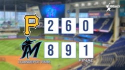 Los Marlins de Miami obtienen otra victoria frente a los Piratas de Pittsburgh