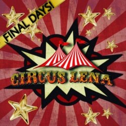 El cartel de Circus Lena.