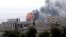 Ciudad siria de Kobani, cerca de la frontera con Turquía, viernes 3 de octubre de 2014. 