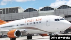 Choice Aire, compañía de vuelos fletados.