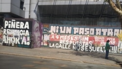 Pintada en una calle de Santiago de Chile.