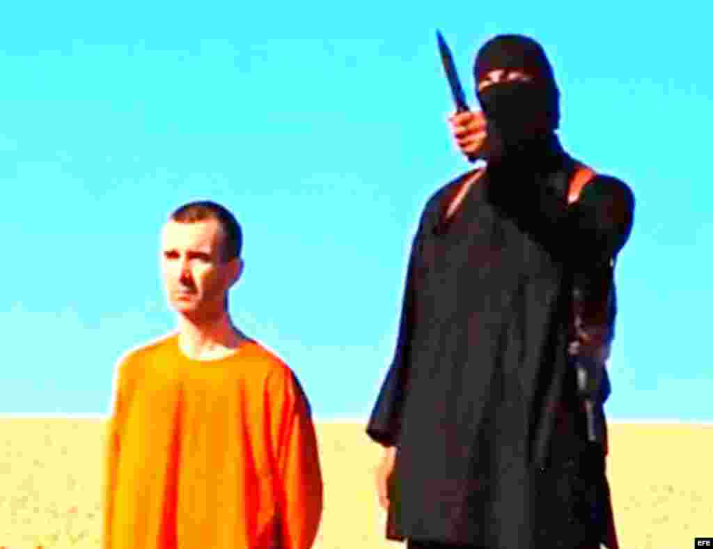 Imágenes del video de la ejecución de Haines. 