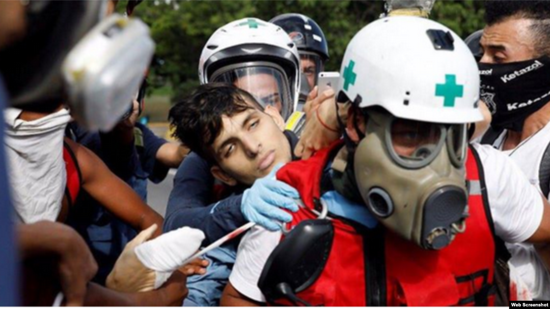 David Vallenilla, de 22 años, muerto este jueves durante manifestación en Caracas 