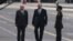 El presidente de México, Andrés Manuel López Obrador, junto a Miguel Díaz-Canel, en el Zócalo de Ciudad de México, en visita oficial realizada en septiembre de 2021.