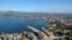 Vista del Puerto y Bahía de Santiago de Cuba.