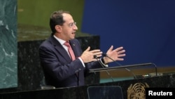 El vicepresidente de Colombia, José Manuel Restrepo, se dirige a la 81.ª Asamblea General de las Naciones Unidas. (Reuters/Caitlin Ochs)