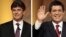 Principales candidatos a la presidencia de Paraguay, Efraín Alegre (i) del Partido Liberal, y Horacio Cortes, del Partido Colorado