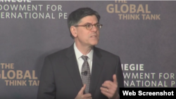 Secretario del Tesoro de EEUU, Jack Lew.