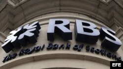 Una sucursal del Royal Bank of Scotland (RBS), en Londres (Reino Unido). 