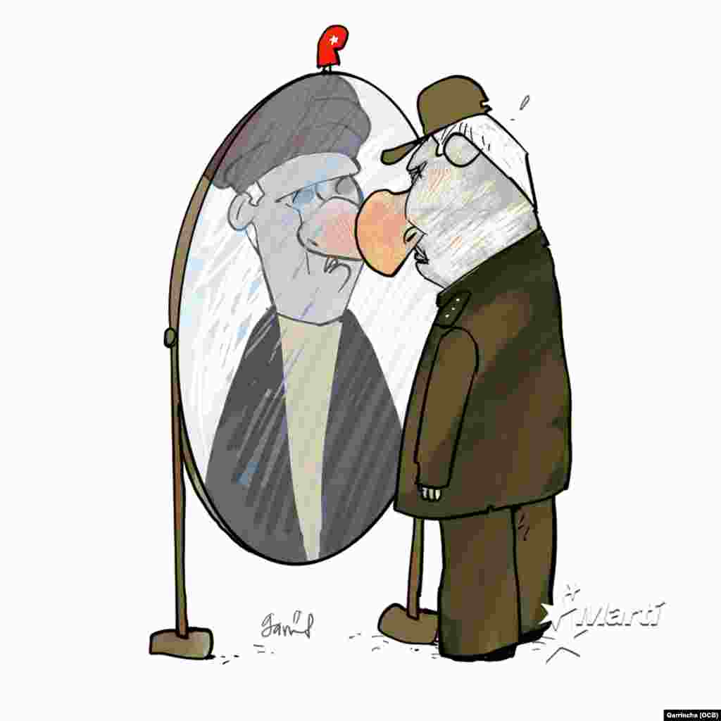 El ayatollah cubiche está preocupado.