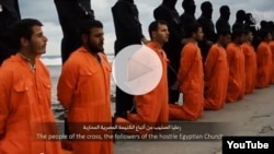 Ejecutan a una veintena de coptos en Libia.