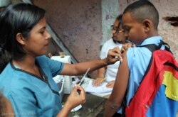 La Organización Panamericana de la Salud comenzó una campaña de vacunación en Venezuela en 2018. (Ary Silva/PAHO/WHO)
