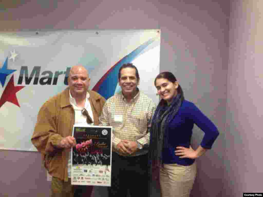 Con Enrique Sarubbi, representante del Ballet de Republica Dominicana
