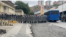 Agentes antimotines de la Policía Nacional Bolivariana en formación ante protesta de familiares que denunciaron presunto traslado de presos políticos desde el Helicoide en Caracas. (Comité por la liberación de presos políticos)