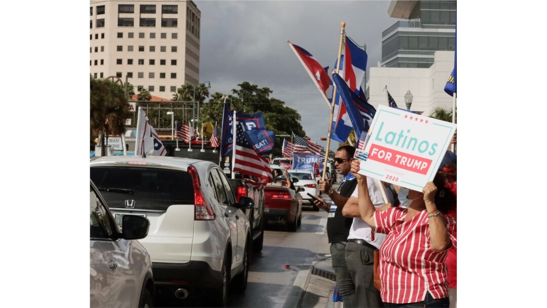 Caravana por la Libertad y la Democracia en Miami, el 10 de octubre de 2020.