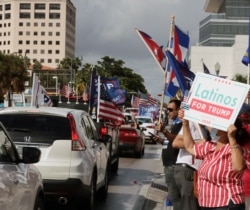 Caravana por la Libertad y la Democracia en Miami, el 10 de octubre de 2020.